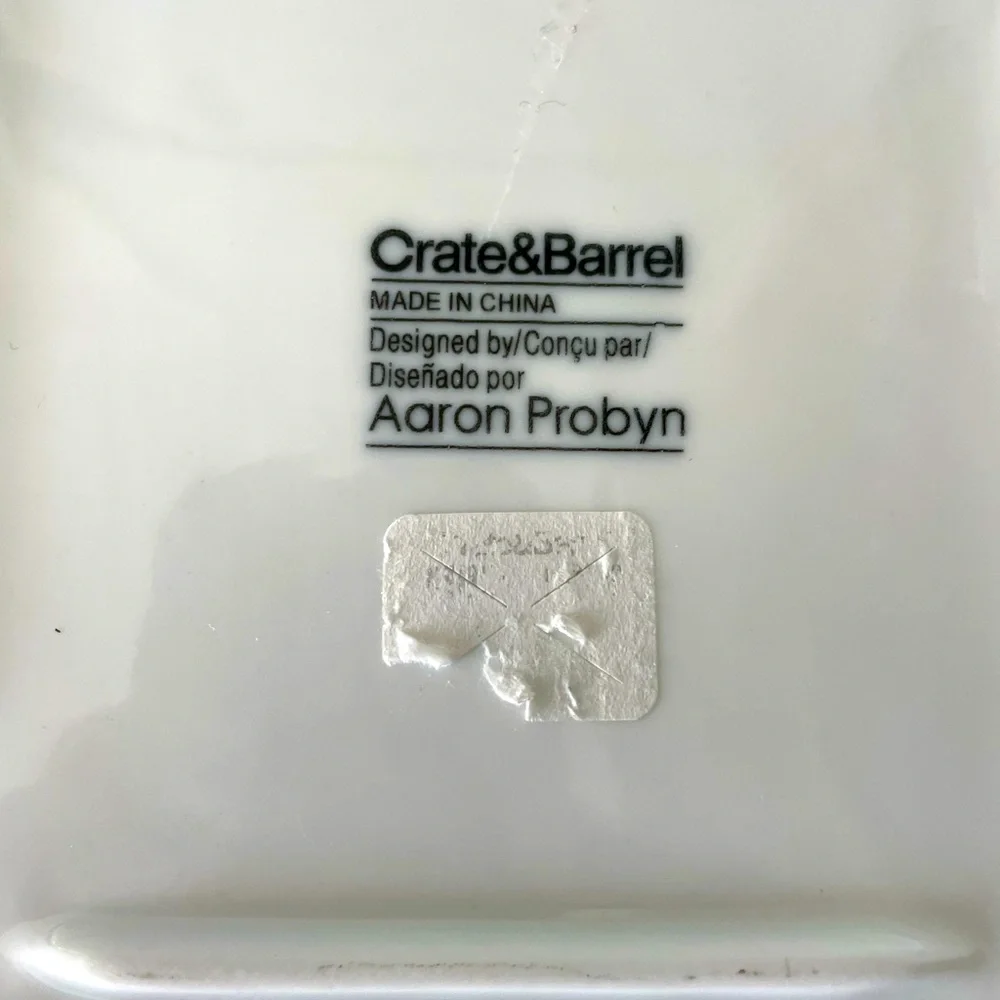 Crate and Barrel Platter Aaron Probyn